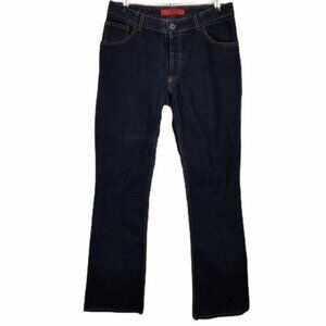 DDC Lab Made in Italy Button Fly Tall Bootcut Denim Jeans Women's 6 Mid Rise